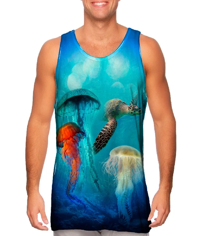 Fashionable Athletic Tank-Jellyfish Wreck