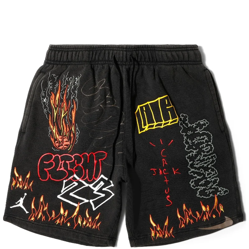 Stylish Lounge Shorts-M J TRAVIS SCOTT FLC SHORT