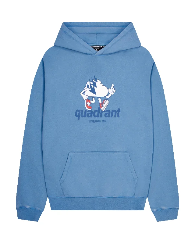 Soft and Comfortable Hoodie-MASCOT HOODIE IN LIGHT BLUE