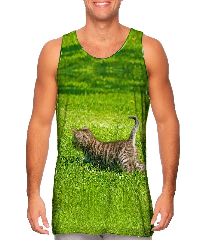 Soft Yoga Tank Top-Kitty Cat Chase