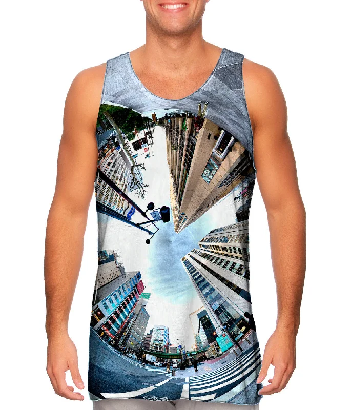 Trendy Printed Muscle Vest-Japan Street Corner