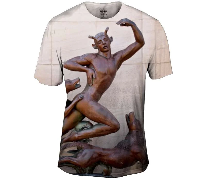 Trendy Color Block T-Shirt-Mercury And The Wolves