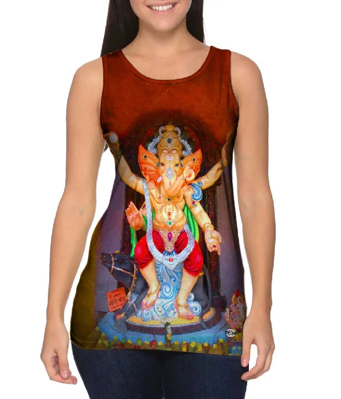 Classic Sports Sleeveless Top-Kirti Krishna Badkundri - "Lord Ganesha Idol from Belgaum Karnataka" (2013)