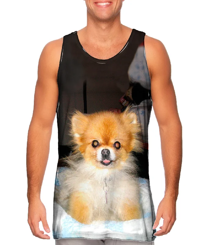 Relaxed Fit Workout Vest-Kindhearted Pomeranian