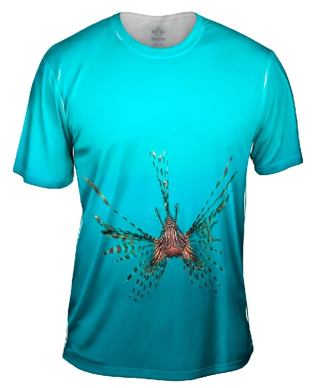 Premium Graphic Print T-Shirt-Pterois Volitans Manado Fish Underwater