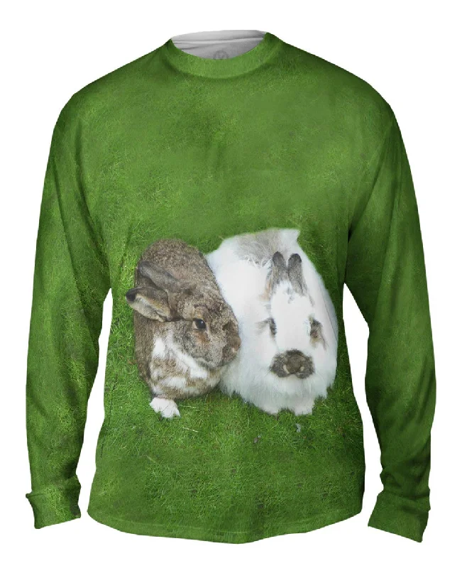 Custom Design Long Sleeve Shirt-Bunny Rabbit Friends