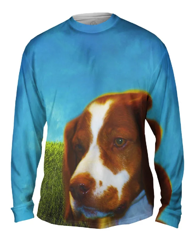 Classic Long Sleeve for Work-Brave Brown Spaniel