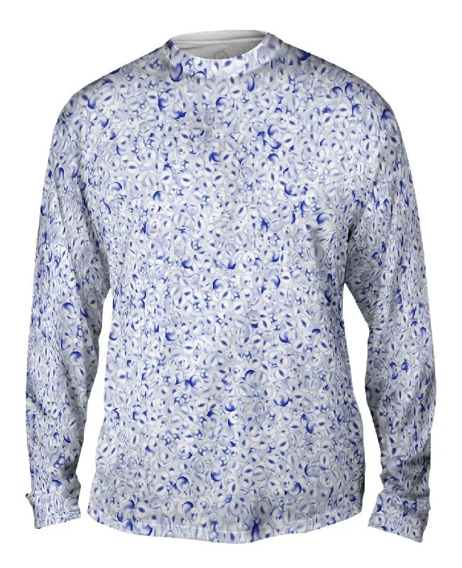 Classic Solid Long Sleeve-Blue Pearls Delight Copy