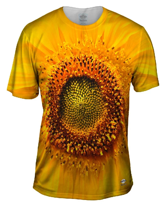 Comfortable High-Quality T-Shirt-Summer Yellow Sunflower