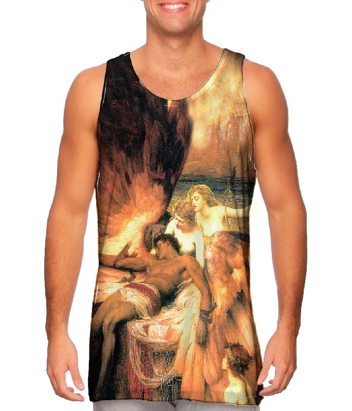 Comfortable Mesh Workout Tank-Herbert Draper - "The Lament Of Icarus" (1898)