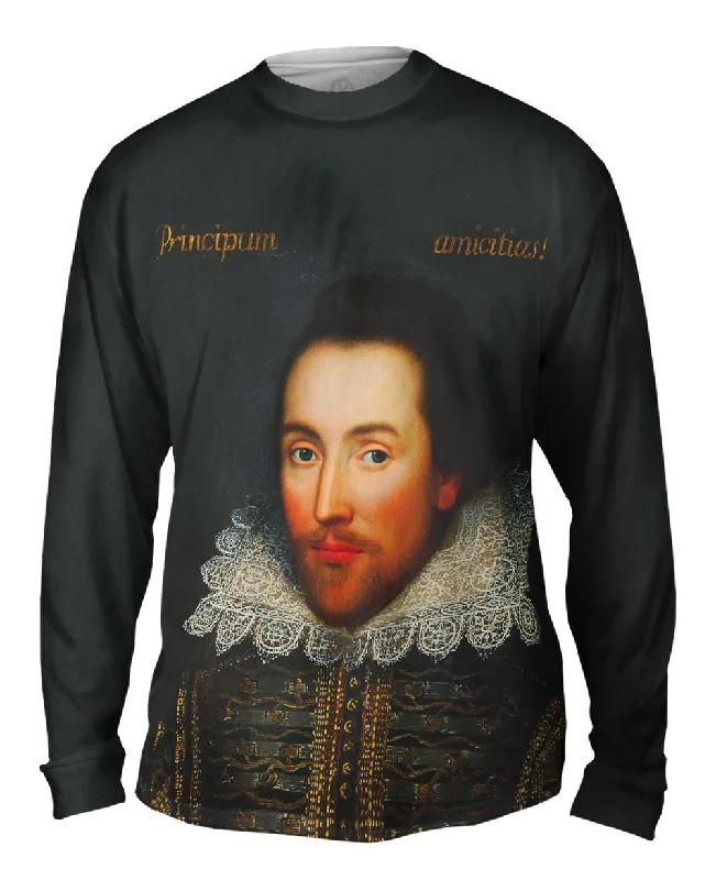 Premium Winter Long Sleeve-Cobbe - "Portrait Of William Shakespeare" (1610)