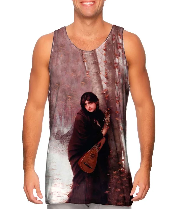 Comfortable Full Coverage Tank-Jules Joseph Lefebvre - "Girl With A Mandolin"