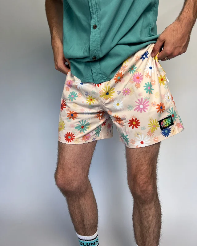 Casual Stretch Fit Shorts-Floral-Bama 5" Men's Shorts