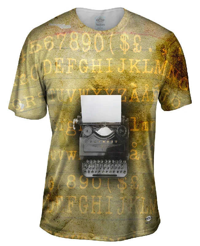 Bold Graphic T-Shirt-Typewriter Fest