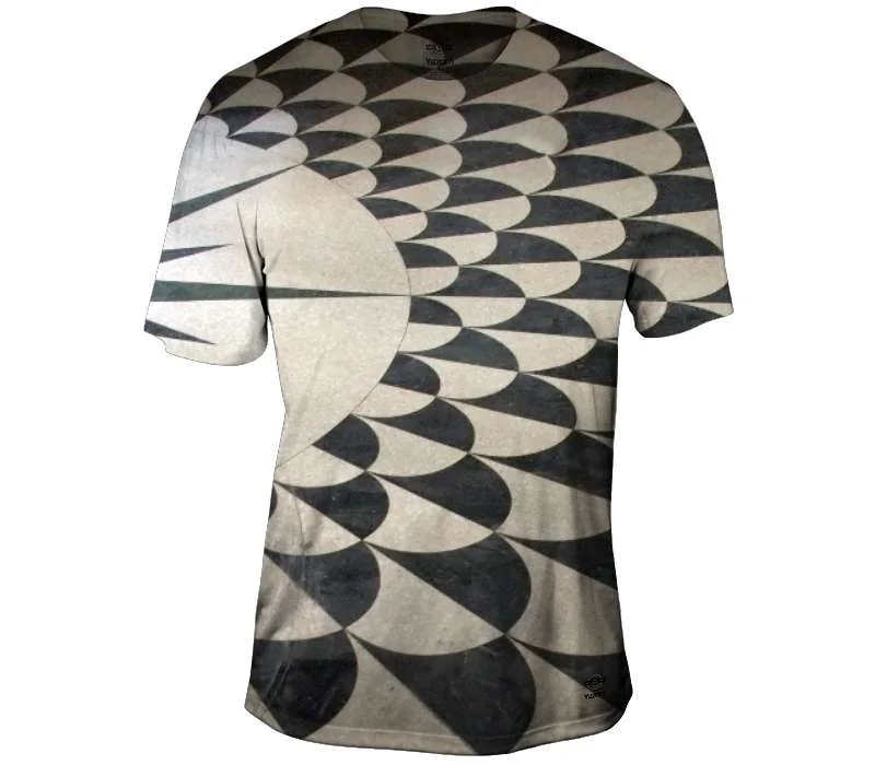 Fashionable Statement T-Shirt-The Black And White Compass