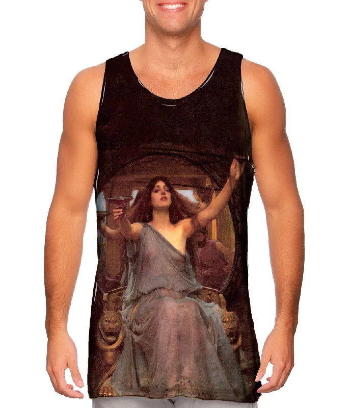 Fashionable Relaxed Tank Top-John William Waterhouse - "Circe Offering the Cup to Ulysses"