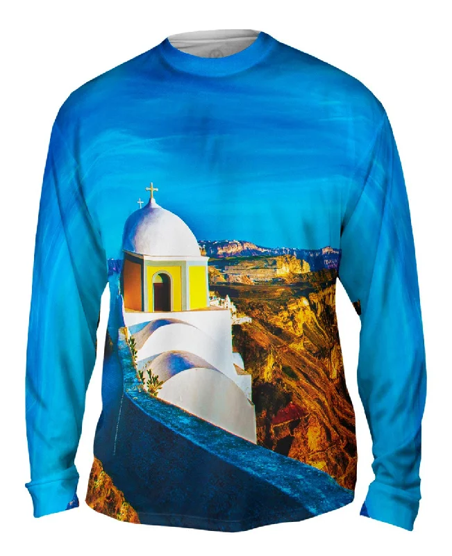 Stylish Round Neck Long Sleeve-Cliftop Church In - Fira