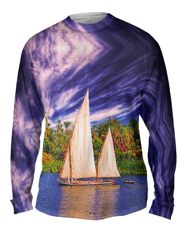 Trendy High-Neck Long Sleeve-Boats Egypt