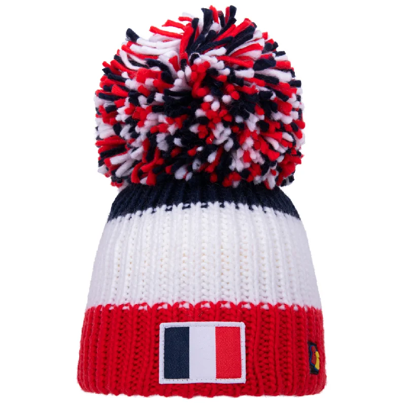 Classic Solid Color Hat-French Big Bobble Hat