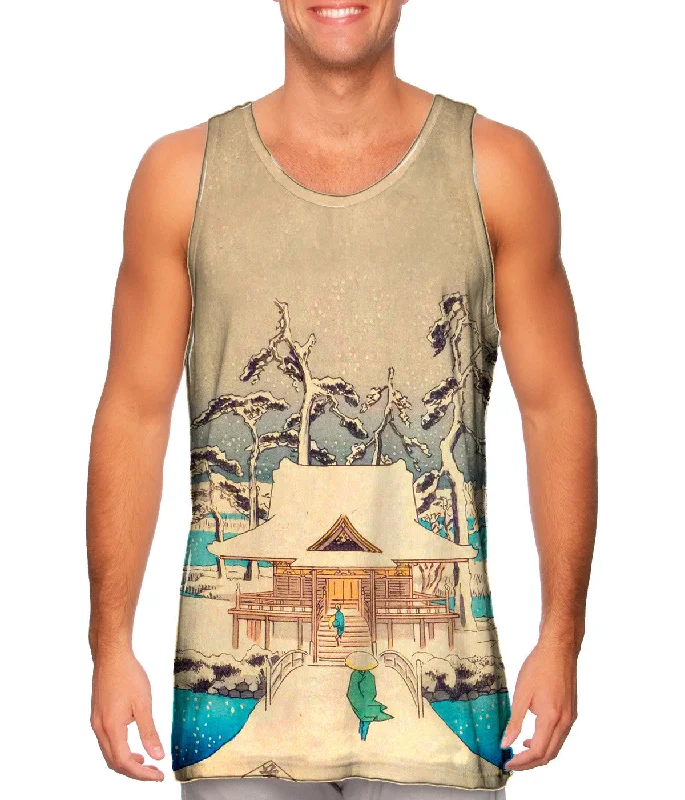 Comfortable Gym Tank for Men-Japan - Utagawa Hiroshige - "Benten Shrine"