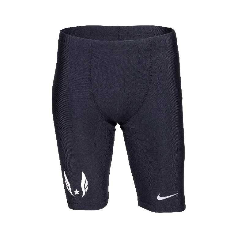 Comfortable Shorts with Pockets-Nike USATF Men's DRI-FIT Fast Half-Tights