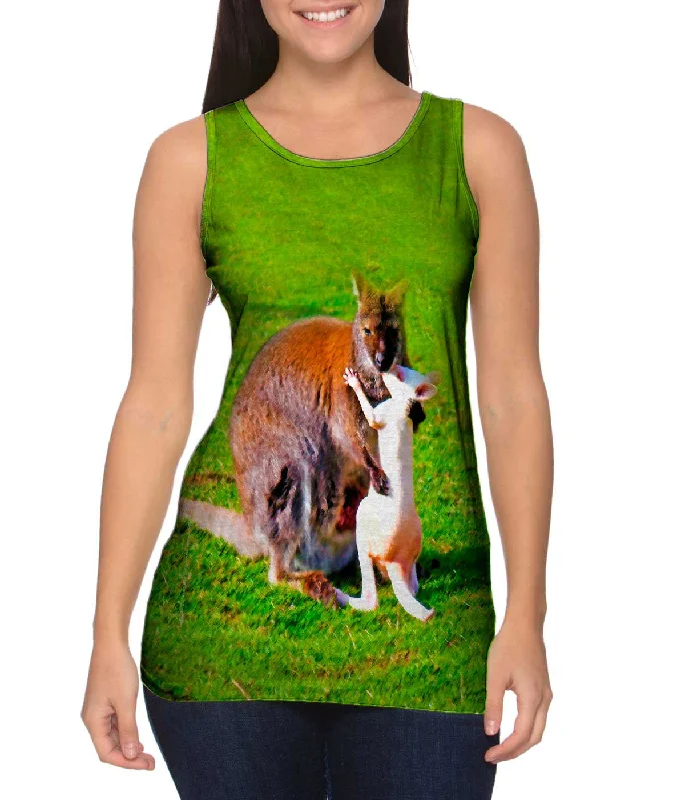 Premium Performance Sleeveless-Kissing Kangaroo