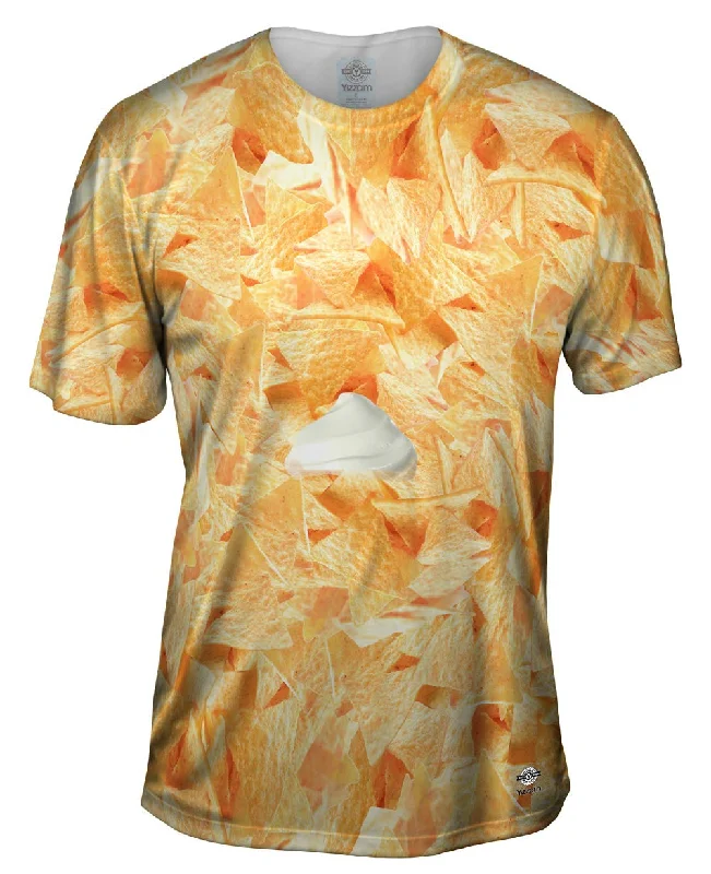 Stylish Pocket T-Shirt-Game Time Nachos