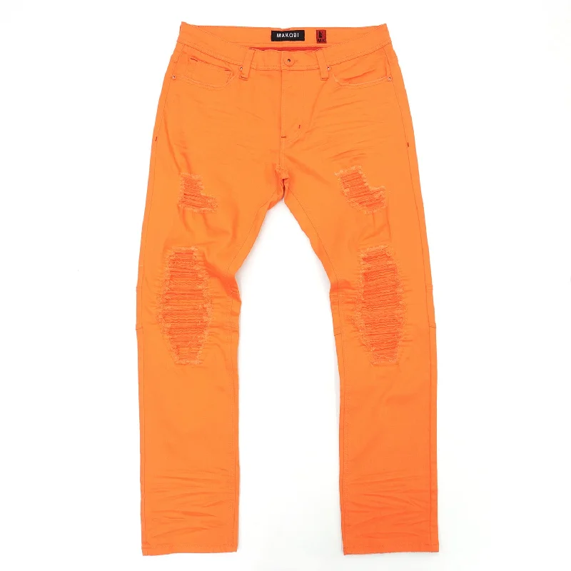 Stylish Casual Dress Pants-M1971 Denim Jeans - Orange