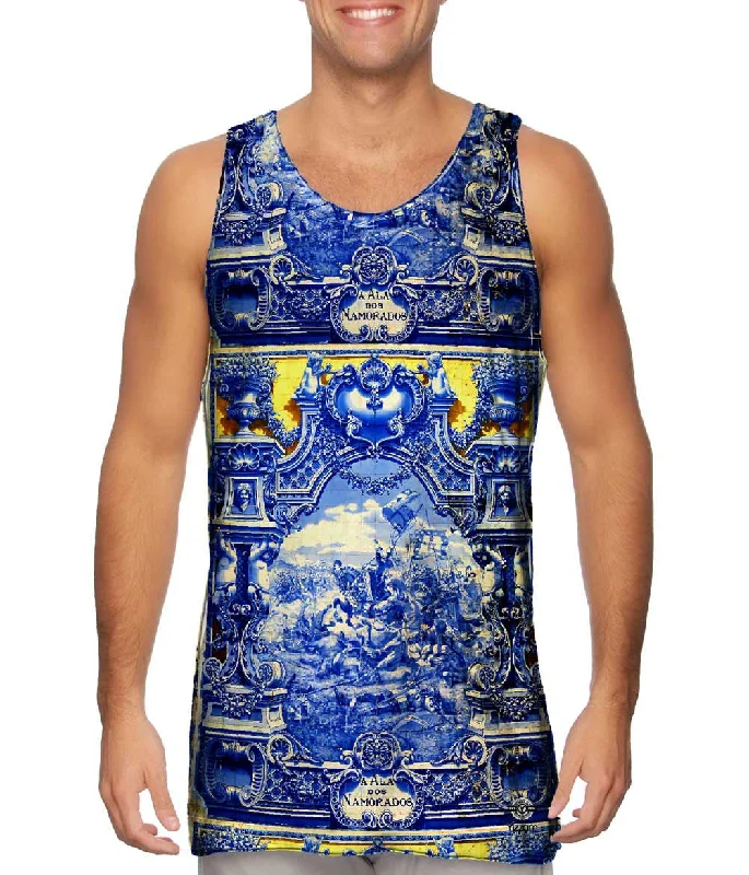 Relaxed Fit Sport Tank-Joaquim Alves Gaspar - "battle of Aljubarrota" (1922)