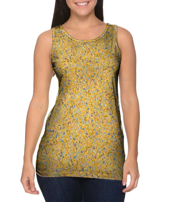 Stylish Mesh Sleeveless Shirt-Just Engaged Bking Yellow Gold