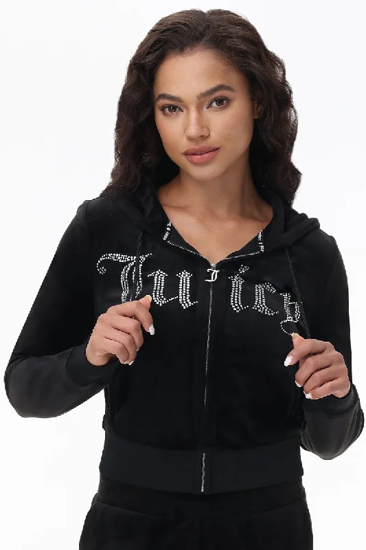 Comfortable Layered Hoodie-Front Bling Hoodie