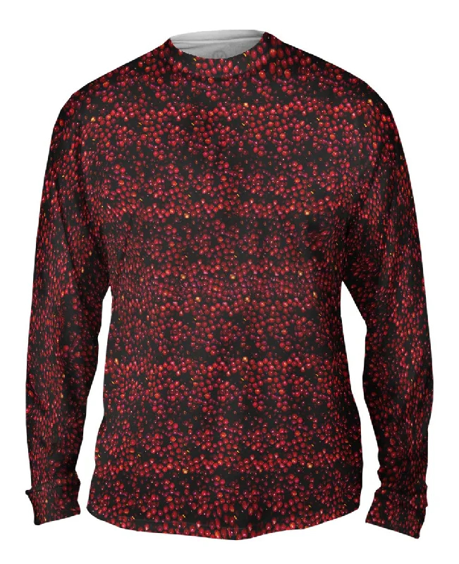 Stylish Pocket Long Sleeve Shirt-Cherry Bunch