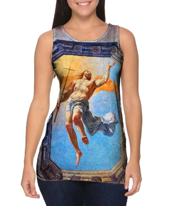 Soft Cotton Blend Tank-Jesus Fresco Ceiling