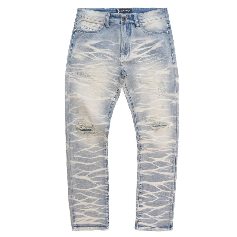 Stylish Chino Joggers-M1921 Toronto Jeans - Light Wash