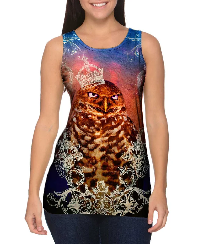 Custom Graphic Sleeveless-King Castle Owl