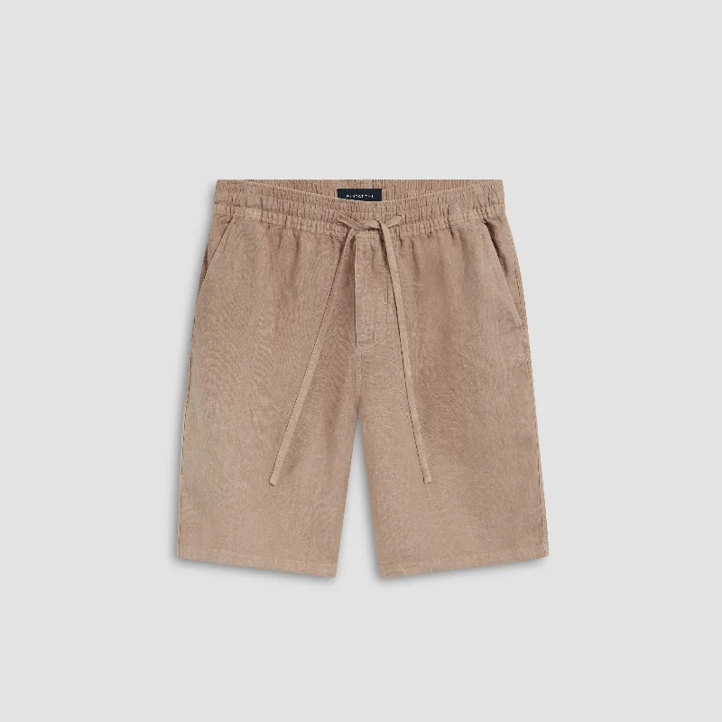 Breathable Athletic Shorts-Linen Shorts