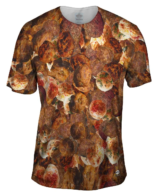 Soft Organic Cotton T-Shirt-Italian Meat Balls