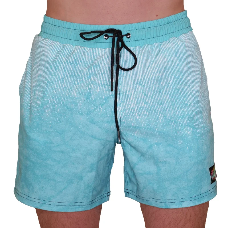 Trendy Color Block Shorts-BOLOGNA FADE AWAYS 5" Men's Shorts