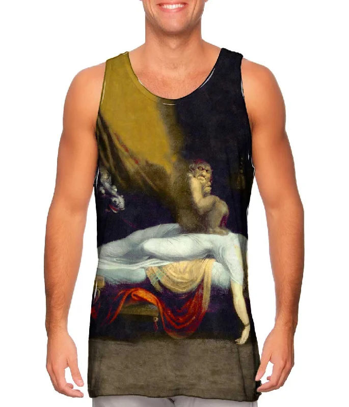 Stylish Slim Fit Tank-Henry Fuseli - "The Nightmare" (1781)