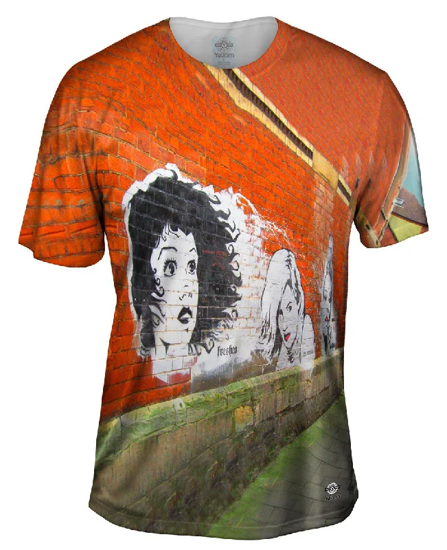 Trendy Street Style T-Shirt-Get Your Graffiti Fix