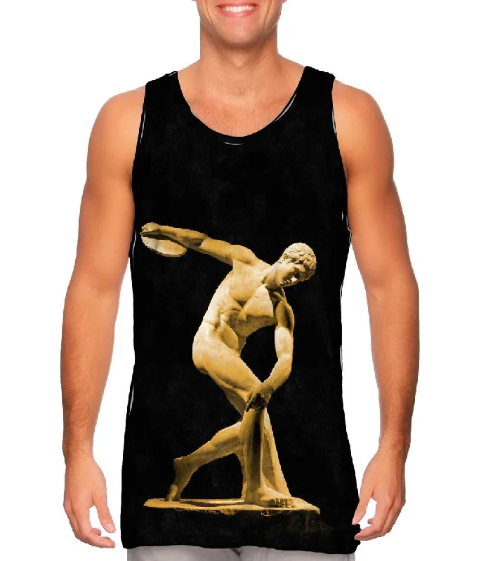 Soft Stretch Fit Tank-Jose Angel Peinador - "Discobolo De Miron"