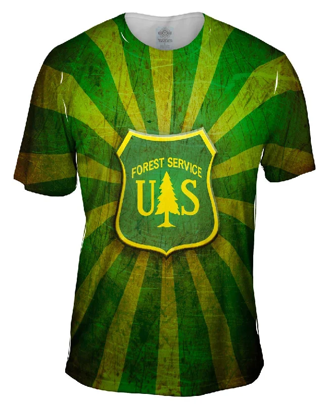 Comfortable All-Day T-Shirt-Forest Service Star