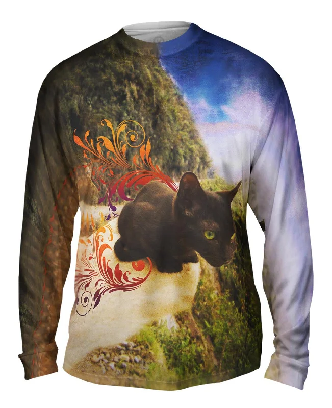 Fashionable Zip-Up Long Sleeve-Cliff Kitten