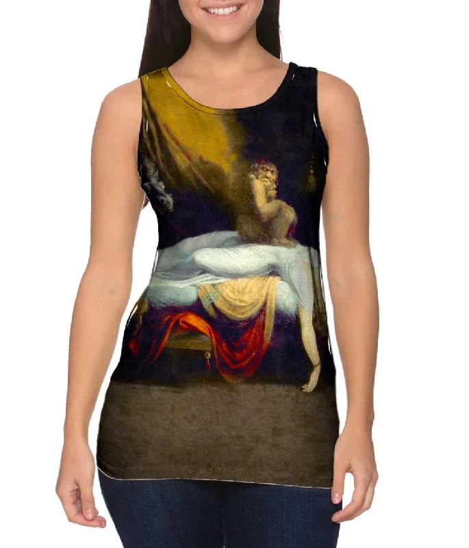 Relaxed Fit Racerback Vest-Henry Fuseli - "The Nightmare" (1781)