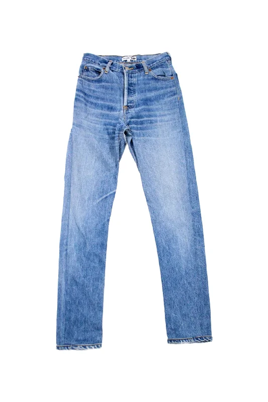 Comfortable Stretch Fit Jeans-Re/Done x Levi's - High Rise Jeans