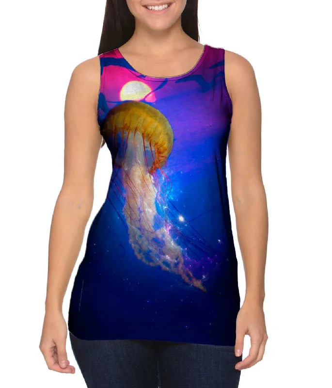 Comfortable Cotton Vest-Jellyfish Seabird