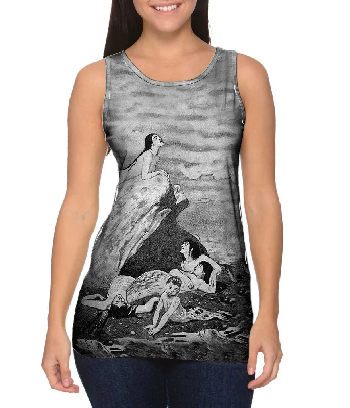 Relaxed Fit Workout Vest-John Duncan - "Mermaid Sings"