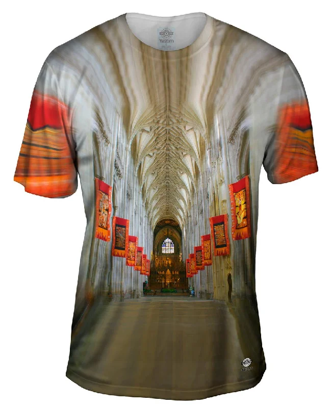 Premium Design Cotton T-Shirt-Winchester Cathedral Flags