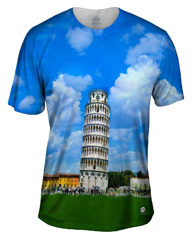 Stylish Long Sleeve T-Shirt-Leaning Tower Of Pisa