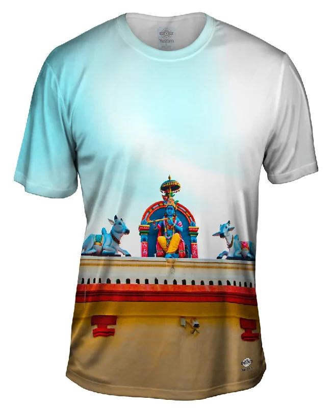 Sporty Athletic T-Shirt-Singapore Sri Mariamman Temple